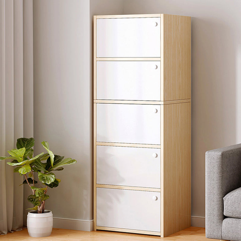 Modern Knobs Handle Storage Cabinet Solid Wood Standard Cabinet