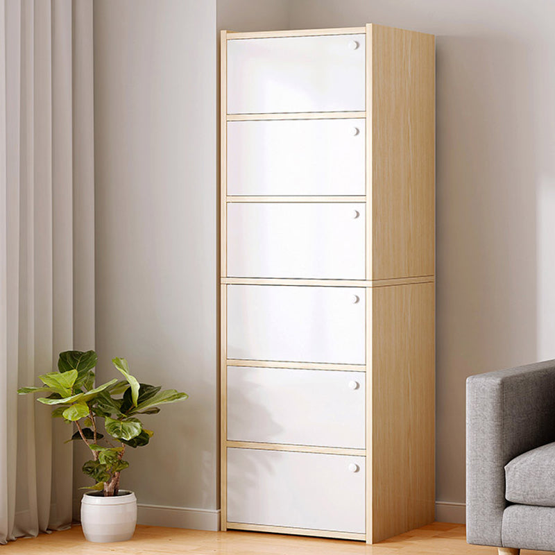 Modern Knobs Handle Storage Cabinet Solid Wood Standard Cabinet