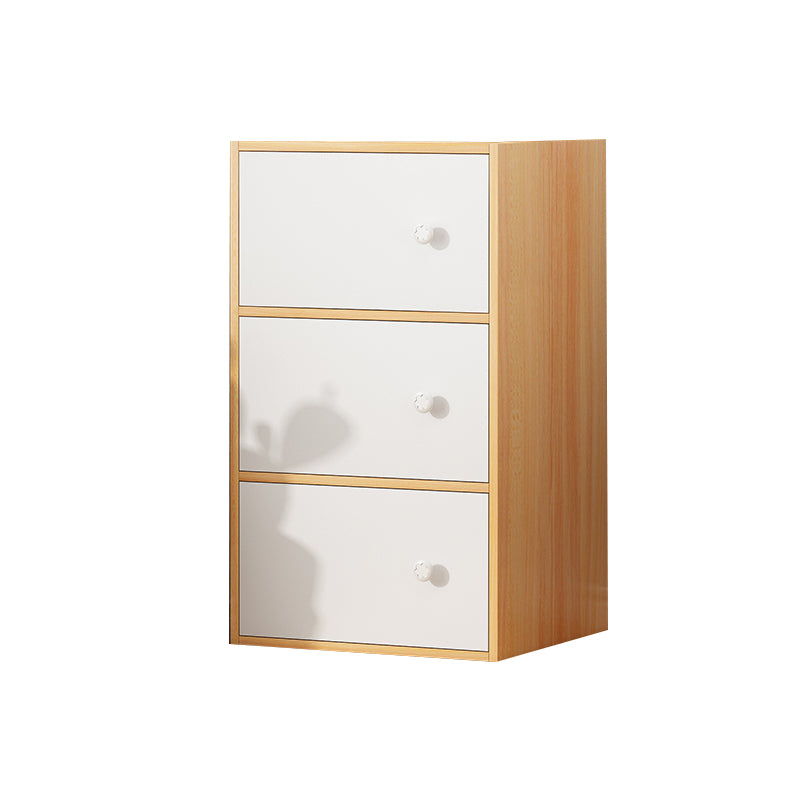 Knobs Handle Storage Cabinet Wood Standard Cabinet with Drawer