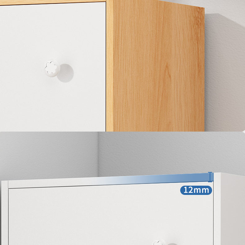 Knobs Handle Storage Cabinet Wood Standard Cabinet with Drawer