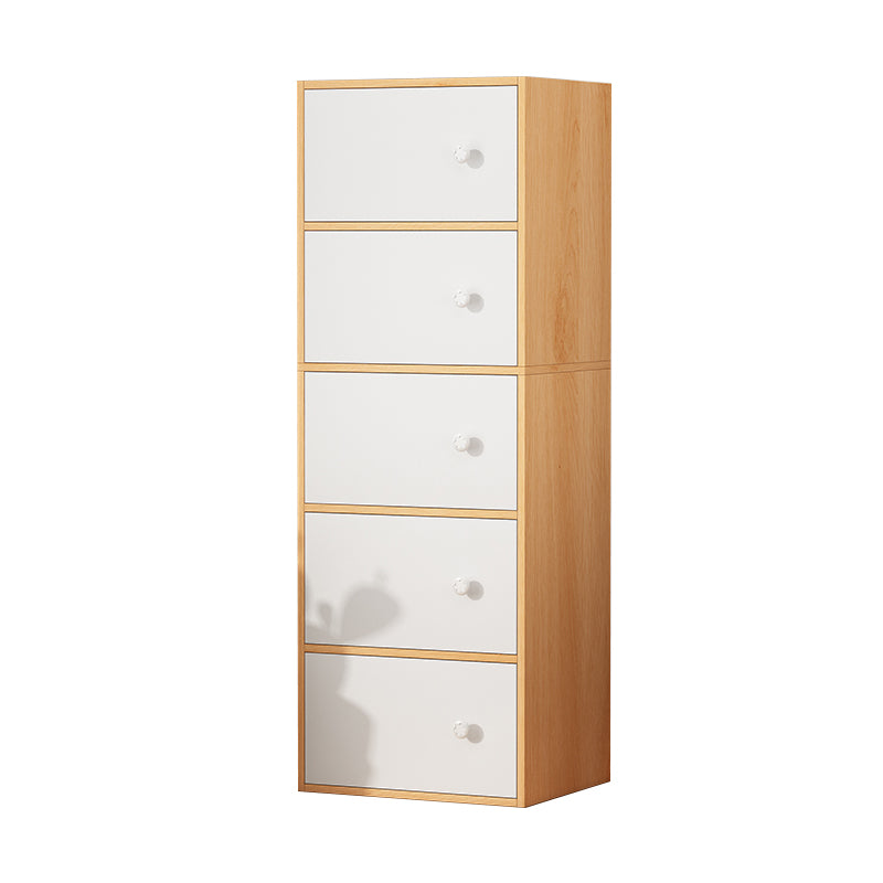 Knobs Handle Storage Cabinet Wood Standard Cabinet with Drawer