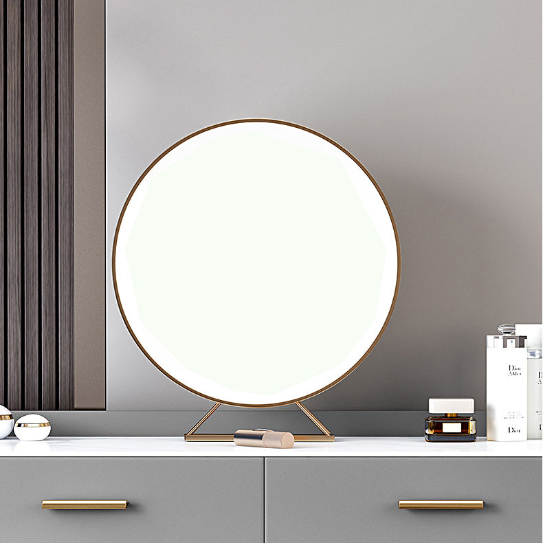 Stone Top Make-up Vanity Gray Solid Wood Vanity Dressing Table Set with 4 Drawers