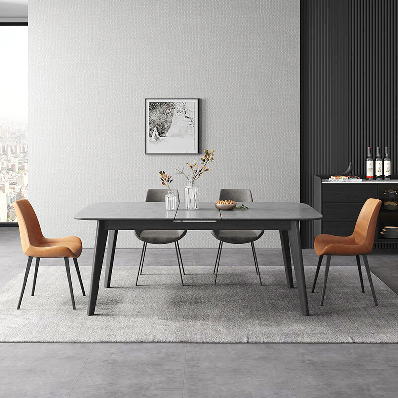 Rectangle Extendable Dining Table Modern Stone Dining Table for Dining Room