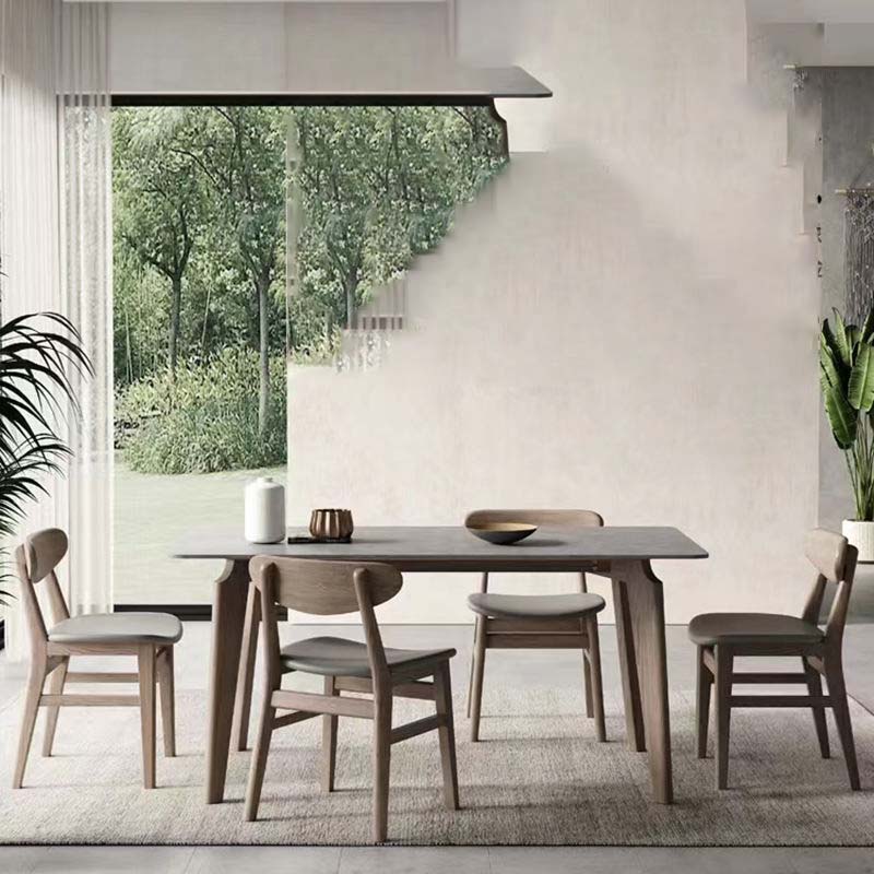 Modern Dining Sintered Stone Table Dining Rectangle Table for Home Use