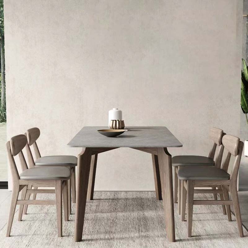 Modern Dining Sintered Stone Table Dining Rectangle Table for Home Use