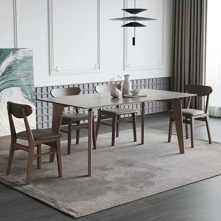 Modern Dining Sintered Stone Table Dining Rectangle Table for Home Use