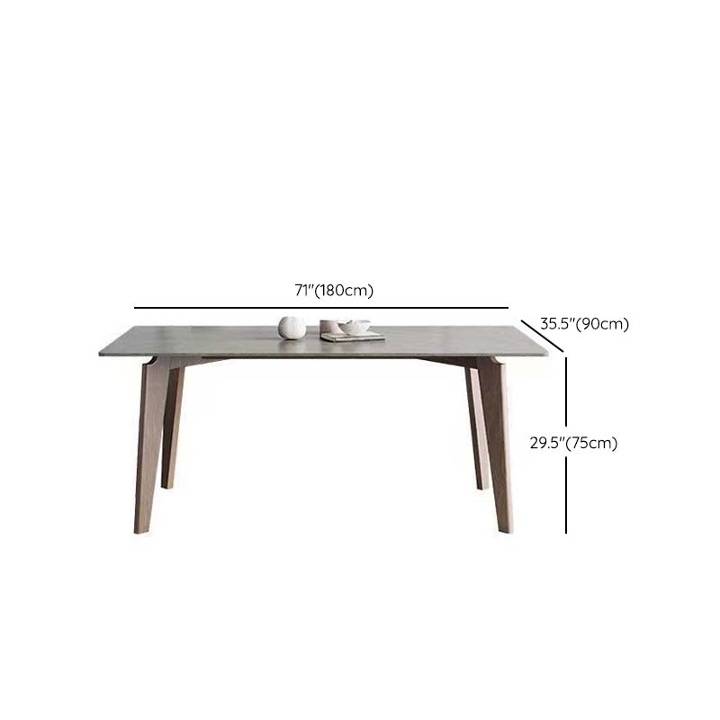 Modern Dining Sintered Stone Table Dining Rectangle Table for Home Use
