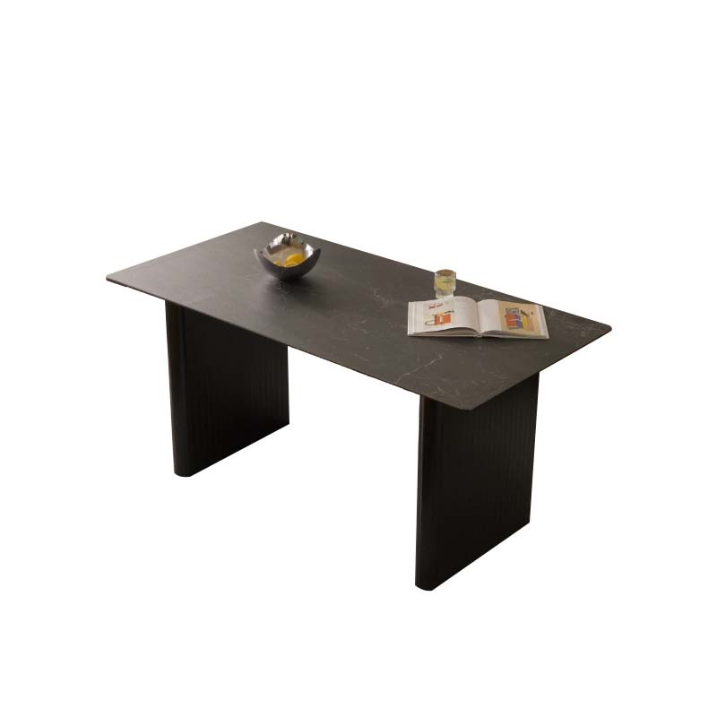 Modern Style Dining Sintered Stone Table Dining Rectangle Table for Home Use