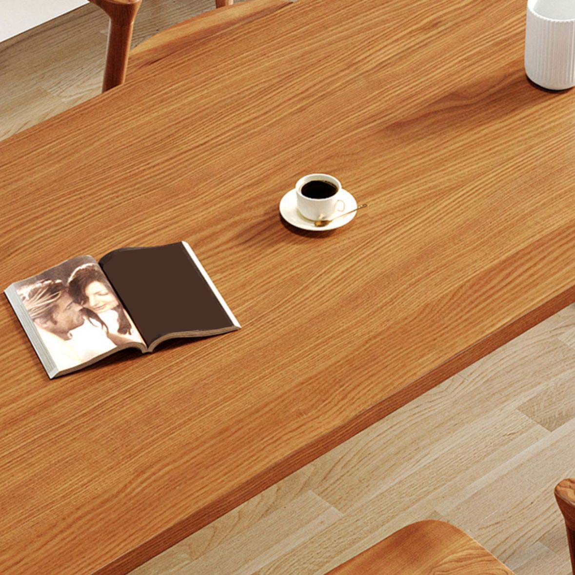 Modern Double Pedestal Dining Table Pine Wood Table for Dining Room