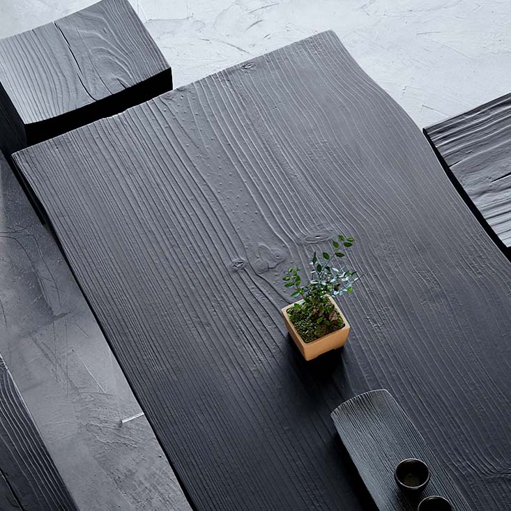 Modern Double Pedestal Dining Table Wood Table for Dining Room
