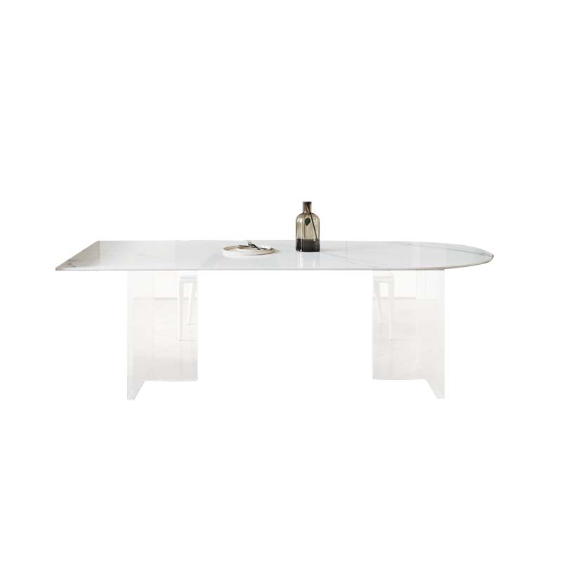 Modern Style Dining Sintered Stone Table Dining Plastic Table for Home Use