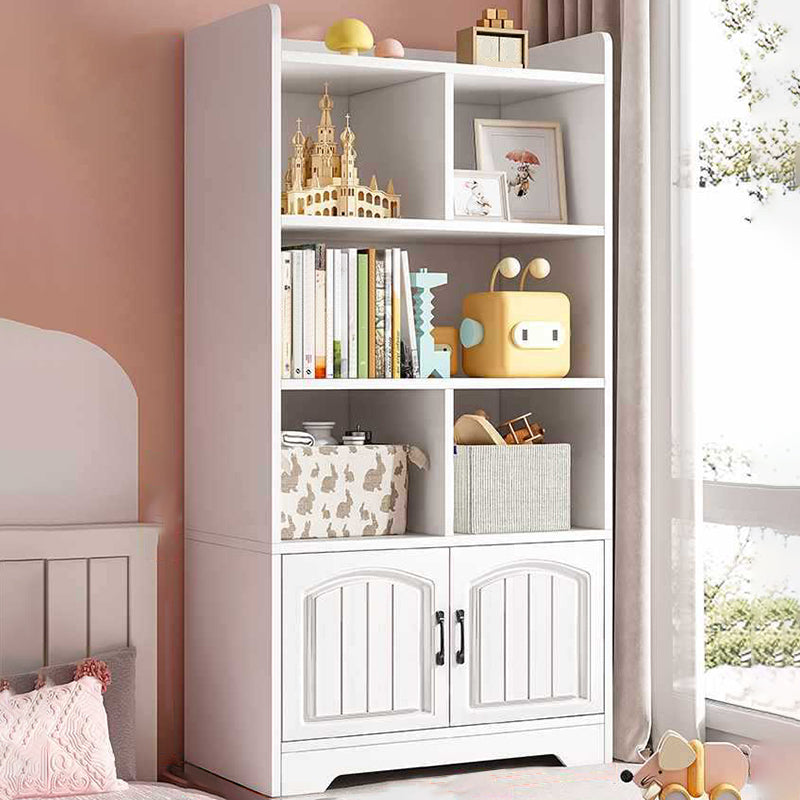 Urban Vertical Shelf Bookcase Engineered Wood Book Shelf for Study Room