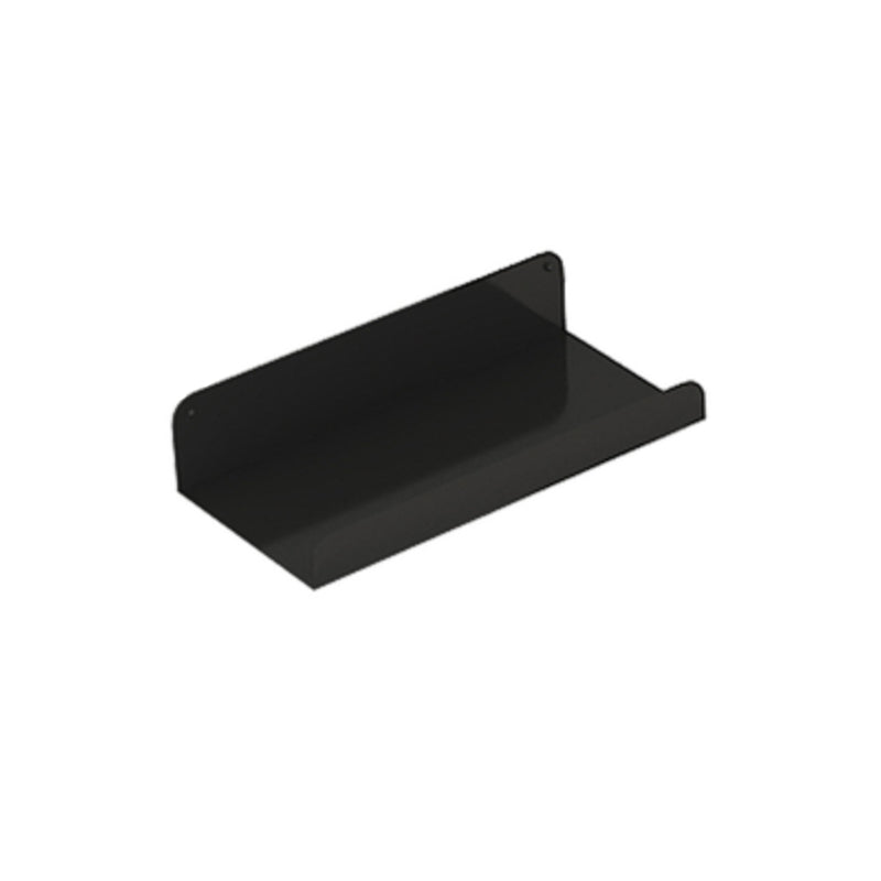 Metal Closed Back Bookcase Floating Glam Wall Mounted Bookshelf