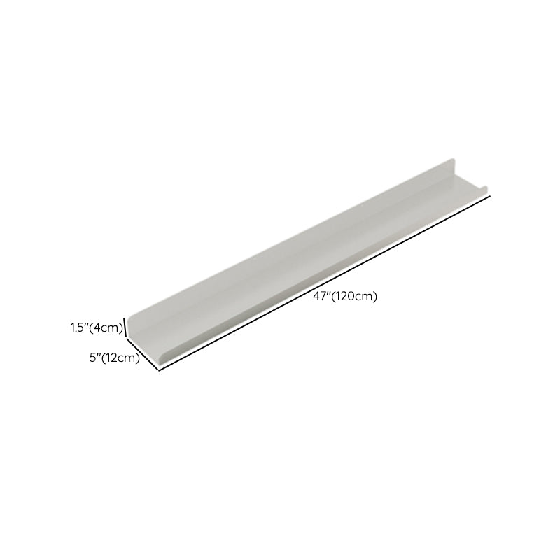 Metal Closed Back Bookcase Floating Glam Wall Mounted Bookshelf