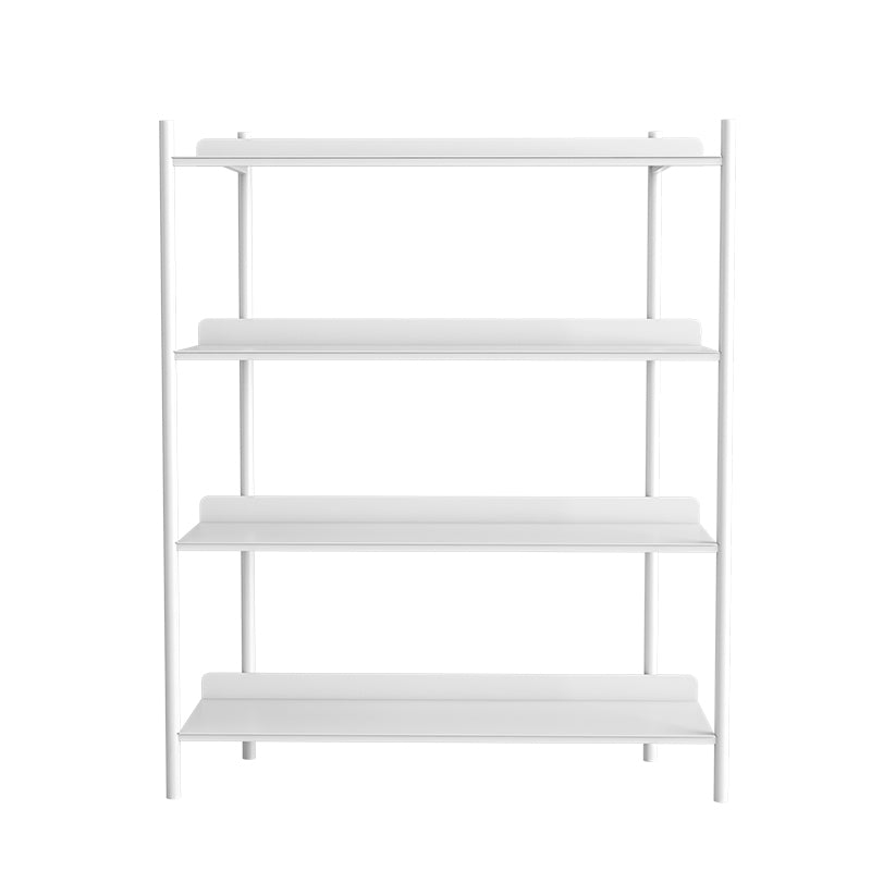 12.6" W Glam Shelf Bookcase Antique Finish Etagere Metal Bookshelf