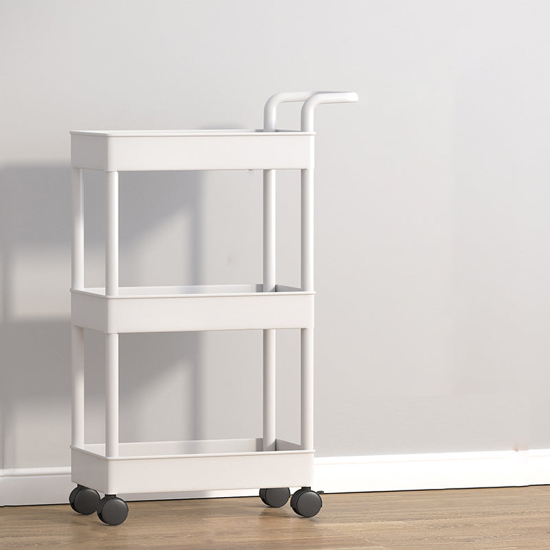 Scandinavian Plastic Bookcase Standard Open Back Bookshelf with Shelves