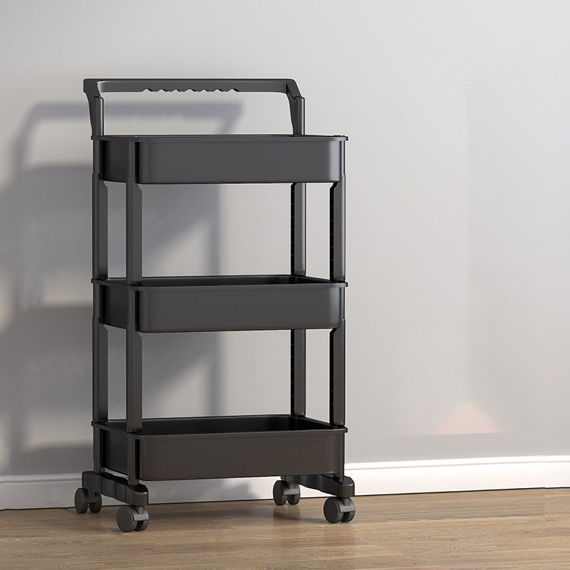 Scandinavian Plastic Bookcase Standard Open Back Bookshelf with Shelves