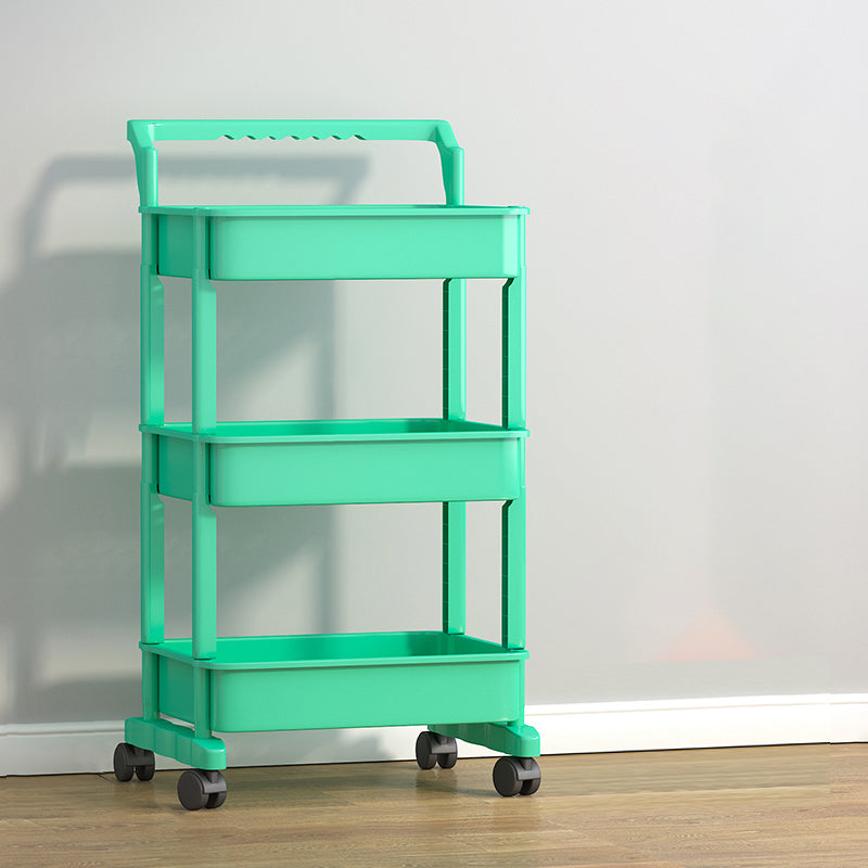 Scandinavian Plastic Bookcase Standard Open Back Bookshelf with Shelves