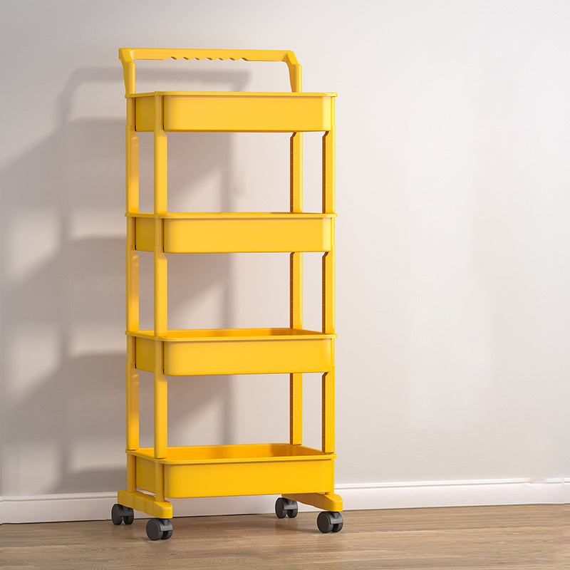 Scandinavian Plastic Bookcase Standard Open Back Bookshelf with Shelves