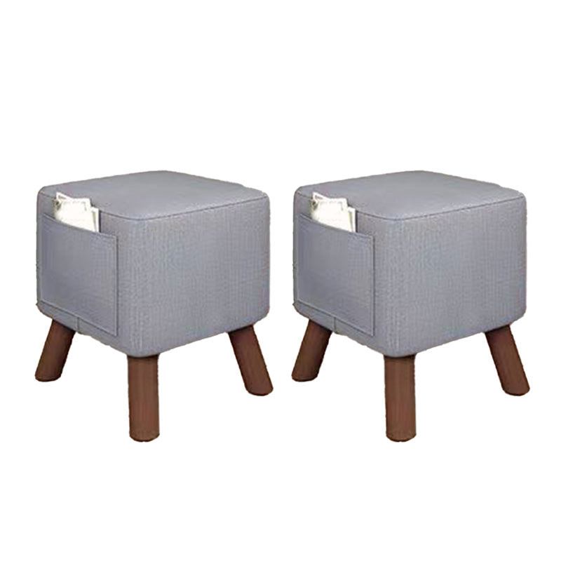 Modern Square Standard Pure Color Water Resistant Standard for Living Room