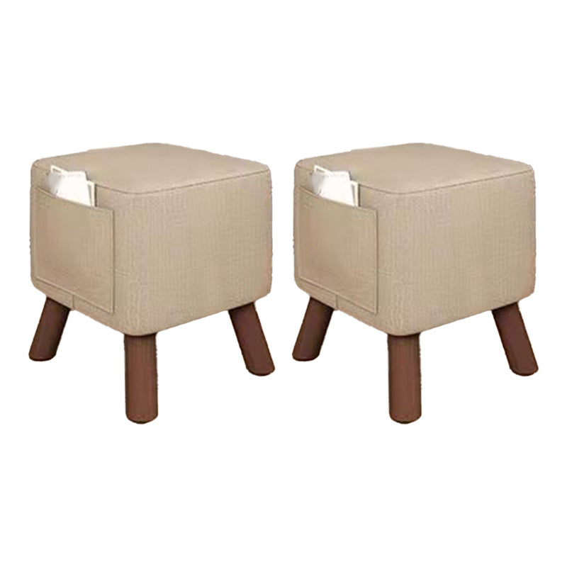 Modern Square Standard Pure Color Water Resistant Standard for Living Room