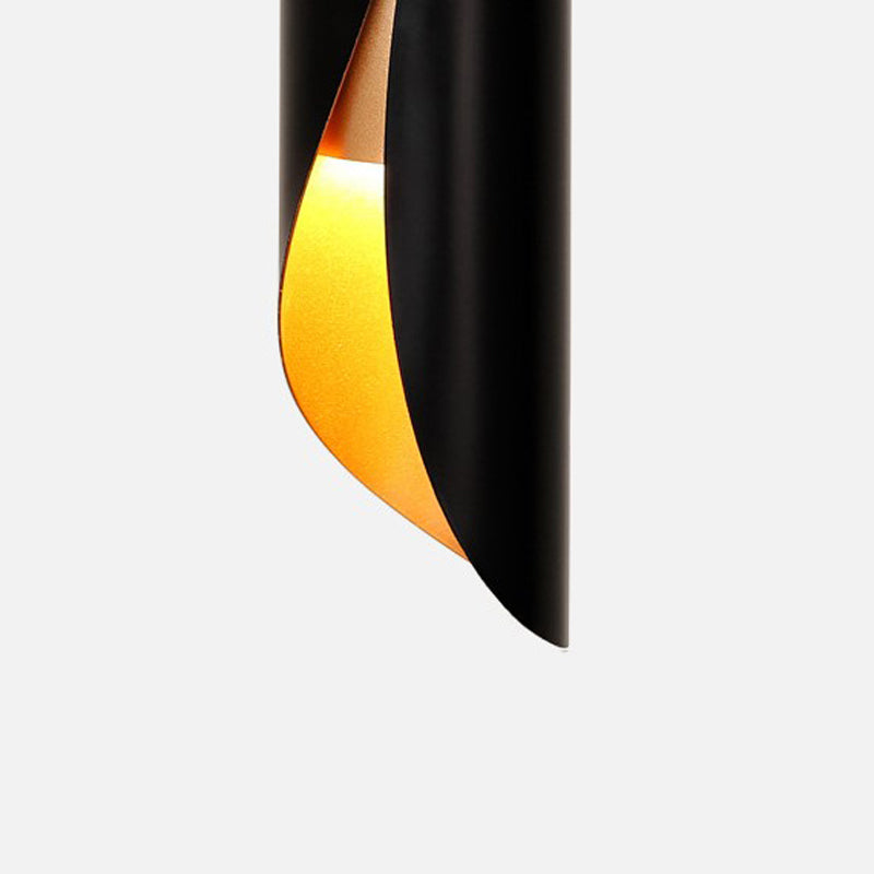Modern Style Wave Shape Wall Sconce Metal 2 Lights Sconces for Bedroom