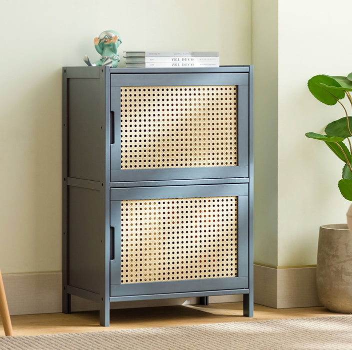 Modern Accent Cabinet with  Doors and Straight Legs for Living Room