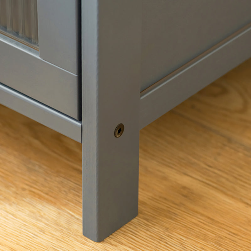 Modern Accent Cabinet with  Doors and Straight Legs for Living Room