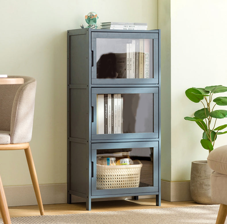 Modern Accent Cabinet with  Doors and Straight Legs for Living Room