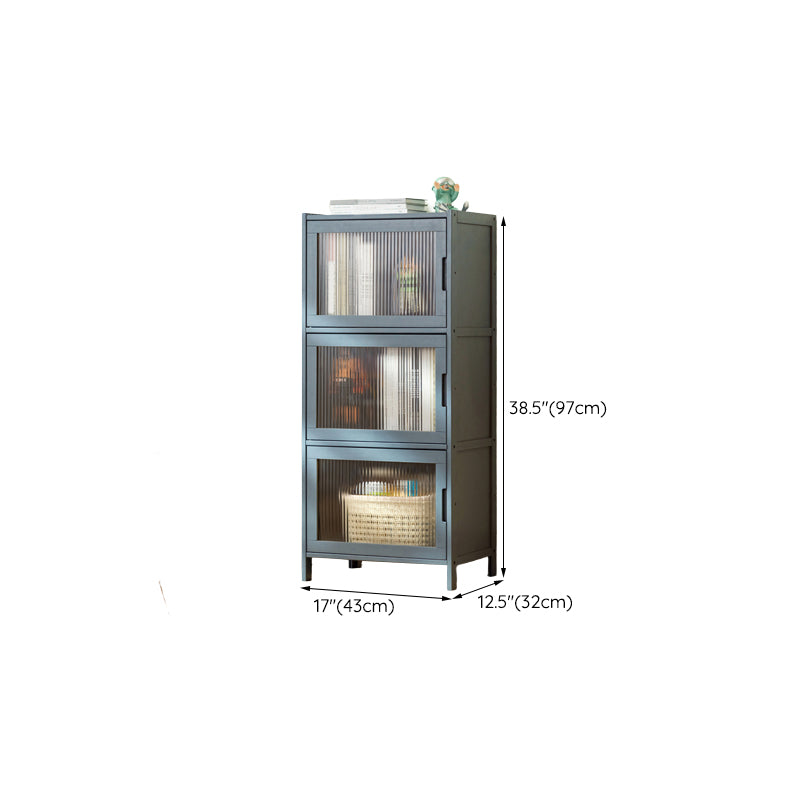 Modern Accent Cabinet with  Doors and Straight Legs for Living Room