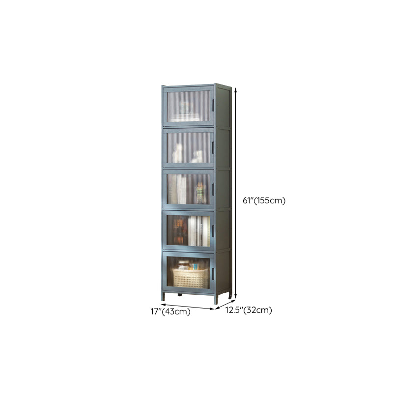 Modern Accent Cabinet with  Doors and Straight Legs for Living Room