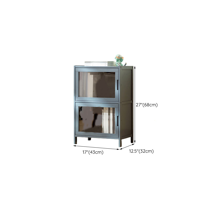 Modern Accent Cabinet with  Doors and Straight Legs for Living Room