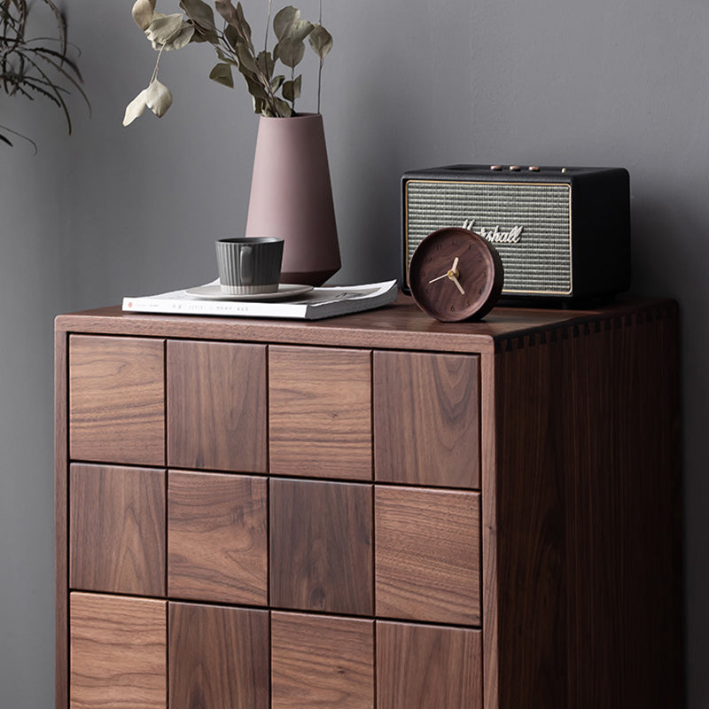 37.40" Tall Wood Accent Cabinet 5-Drawer Rectangular Accent Chest