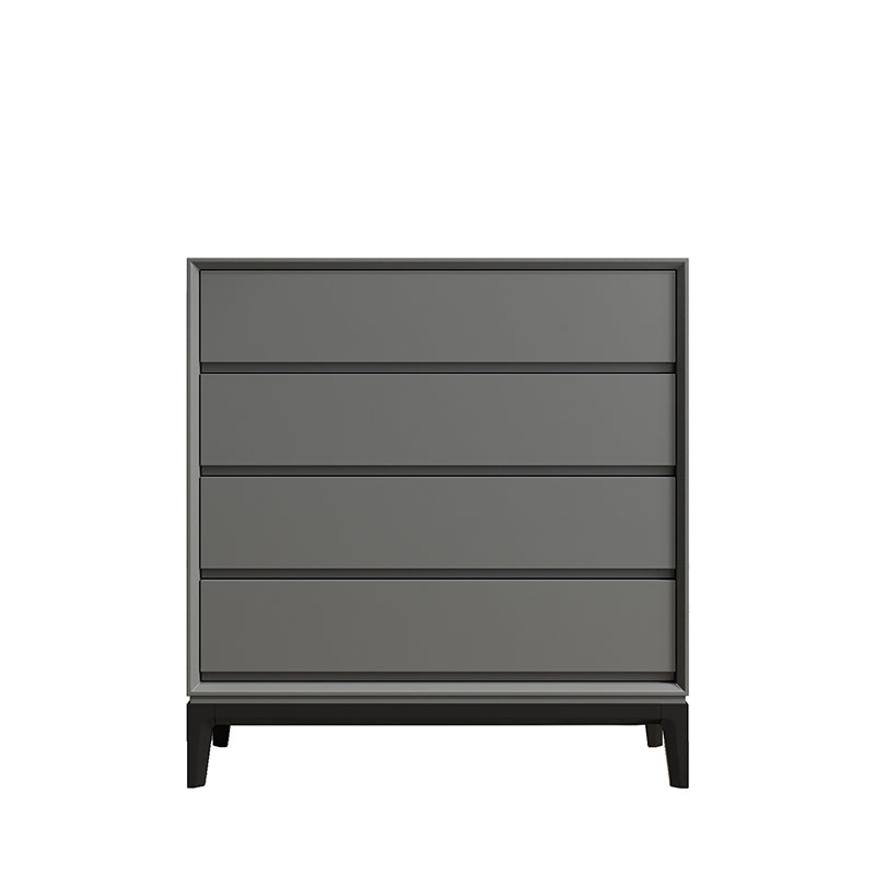 Contemporary Accent Chest with Drawers and Straight Legs Rectangle Chest