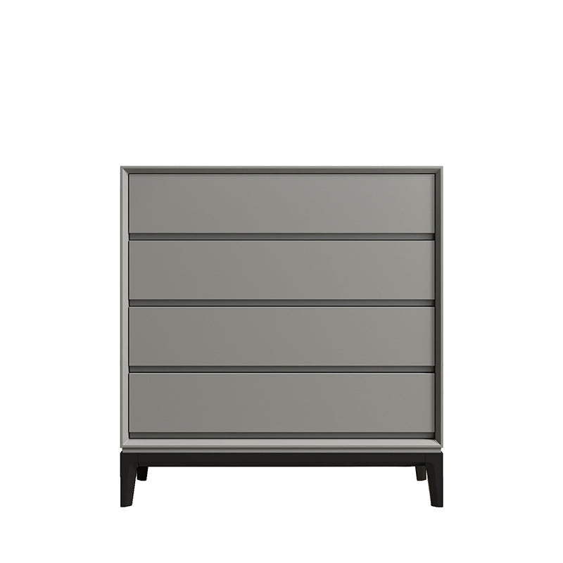 Contemporary Accent Chest with Drawers and Straight Legs Rectangle Chest