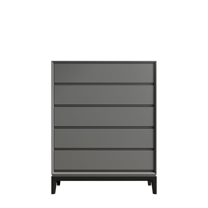 Contemporary Accent Chest with Drawers and Straight Legs Rectangle Chest