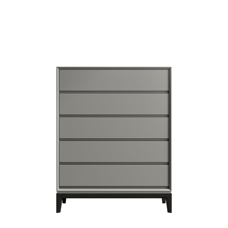 Contemporary Accent Chest with Drawers and Straight Legs Rectangle Chest