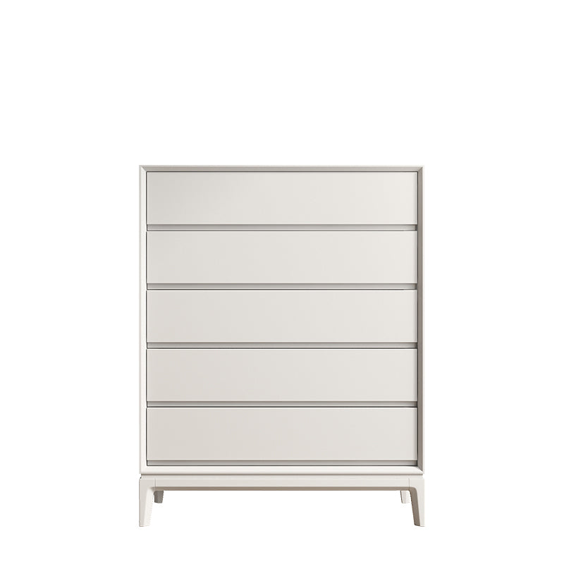 Contemporary Accent Chest with Drawers and Straight Legs Rectangle Chest