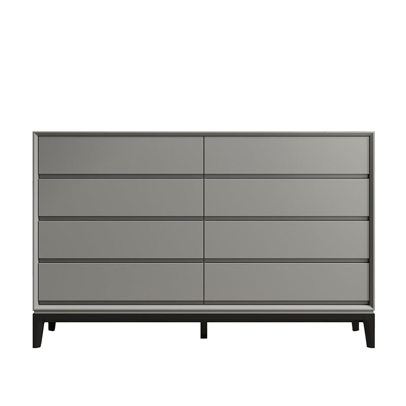 Contemporary Accent Chest with Drawers and Straight Legs Rectangle Chest