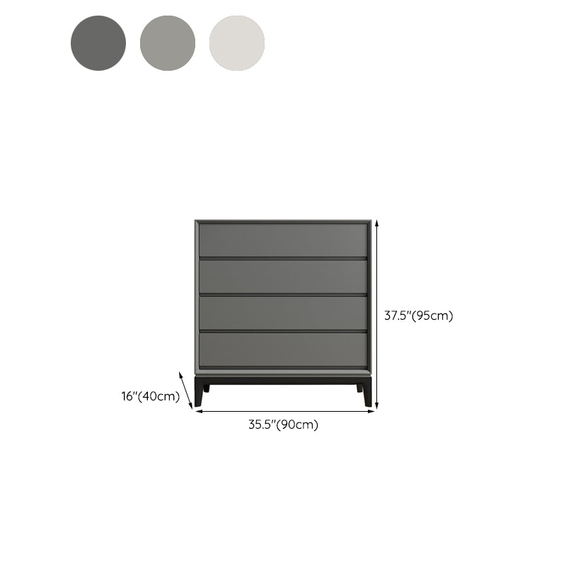 Contemporary Accent Chest with Drawers and Straight Legs Rectangle Chest