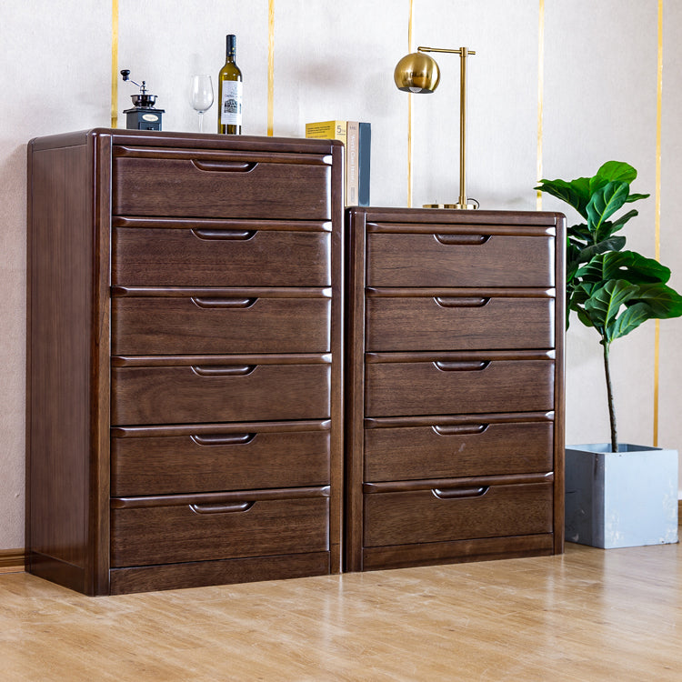 Brown 18.90" Wide Accent Chest Mid-Century Modern Wood Accent Chest