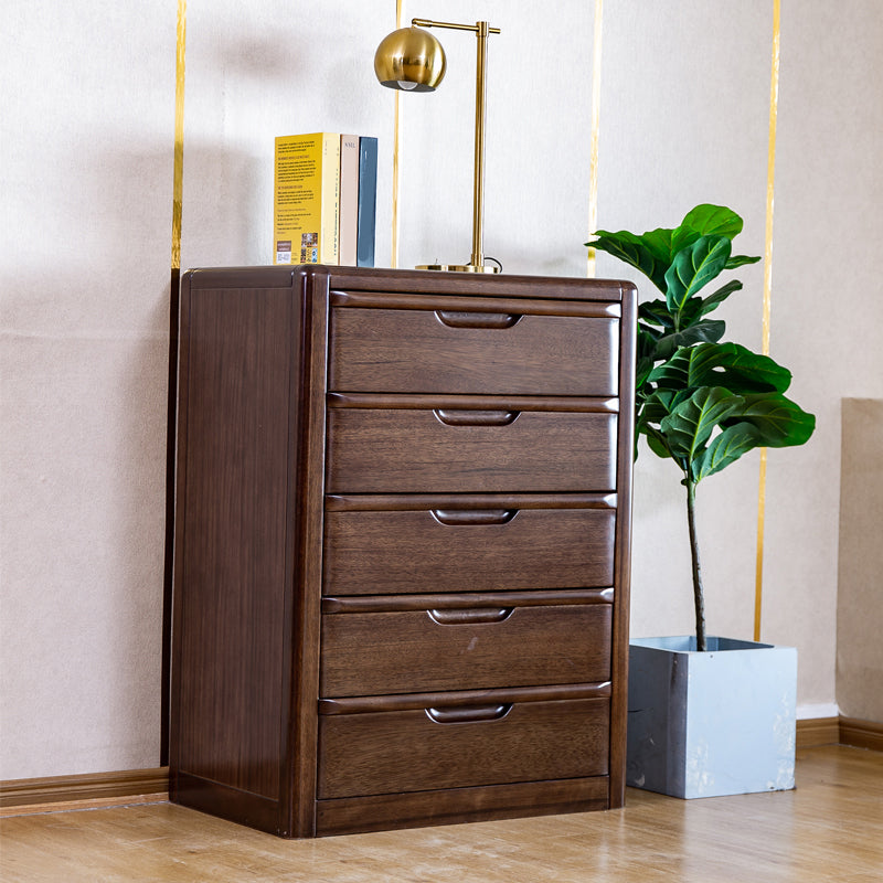 Brown 18.90" Wide Accent Chest Mid-Century Modern Wood Accent Chest