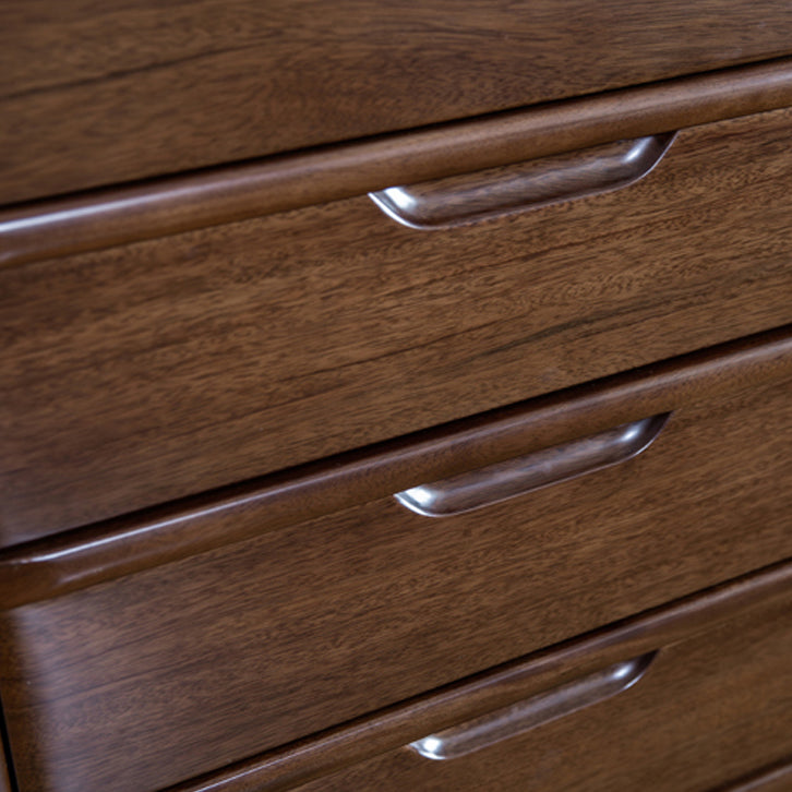 Brown 18.90" Wide Accent Chest Mid-Century Modern Wood Accent Chest