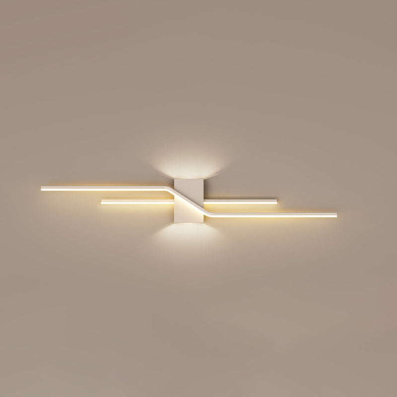 Minimalism Wall Light Fixtures Linear LED Indoor Wall Sconce Lighting for Living Room