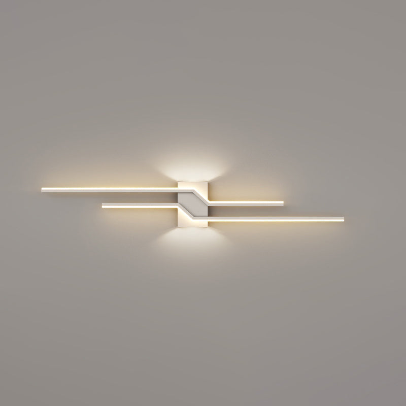 Minimalism Wall Light Fixtures Linear LED Indoor Wall Sconce Lighting for Living Room