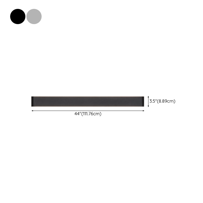 Minimalism Wall Light Fixtures Aluminium LED Indoor Vanity Lighting