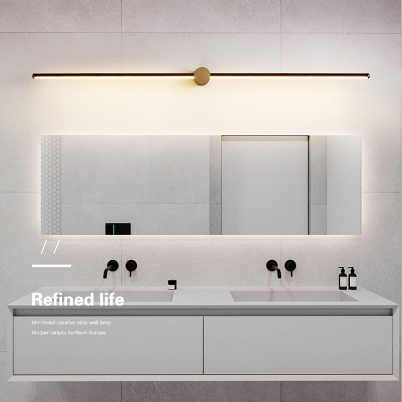 Minimalism Vanity Light Streamlined LED Wall Light Fixture for Bathroom