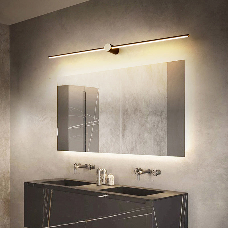 Minimalism Vanity Light Streamlined LED Wall Light Fixture for Bathroom