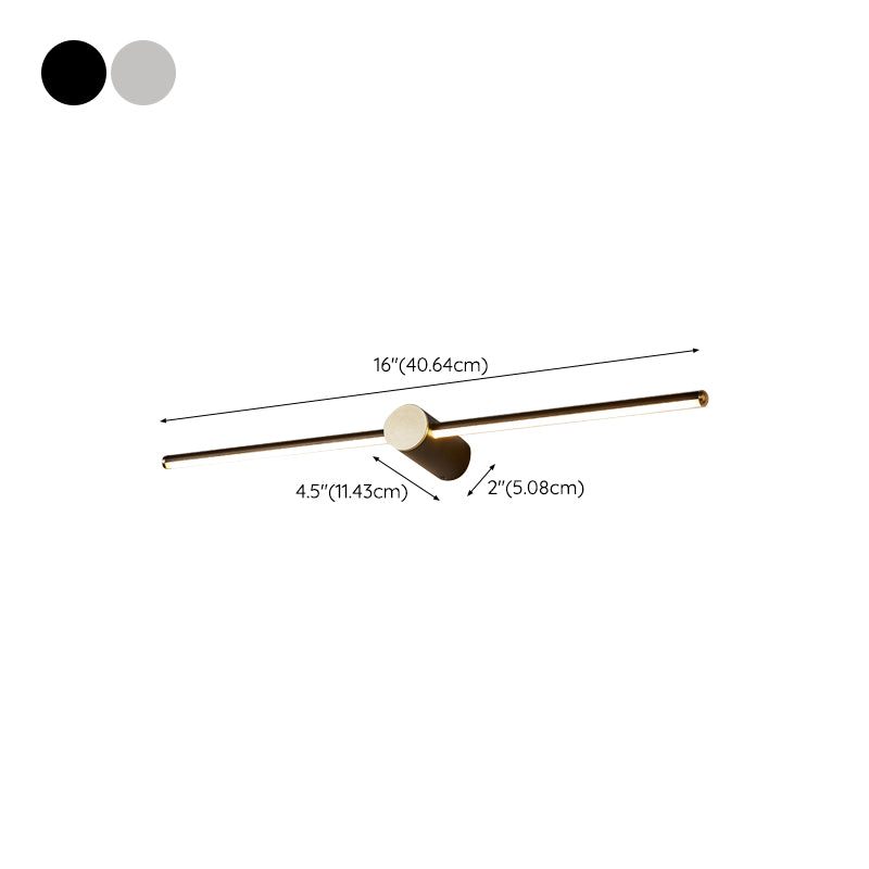 Minimalism Vanity Light Streamlined LED Wall Light Fixture for Bathroom