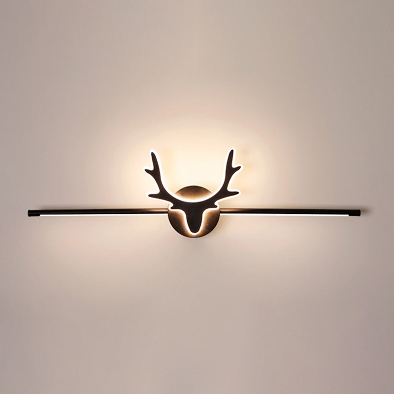 Nordic Style Iron Vanity Light Antler Shape Vanity Lamp for Shower Room